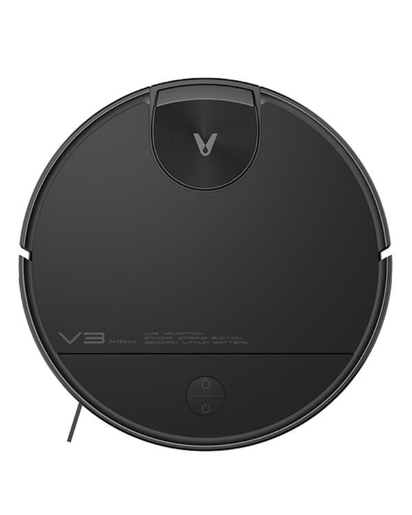 xiaomi viomi v3 max zwart-robotstofzuiger bovenkant